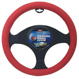 Steering Wheel Cover 38cm Microfiber Red - PC Procovers