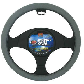 Steering Wheel Cover 38cm Terry Toweling Grey - PC Procovers