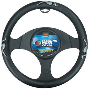Steering Wheel Cover 38cm With Sexy Lady Black - PC Procovers