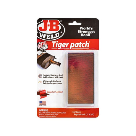 Tiger Patch Hardens Strong as Steel 5.1cm x 91.4cm - J-B WELD | Universal Auto Spares