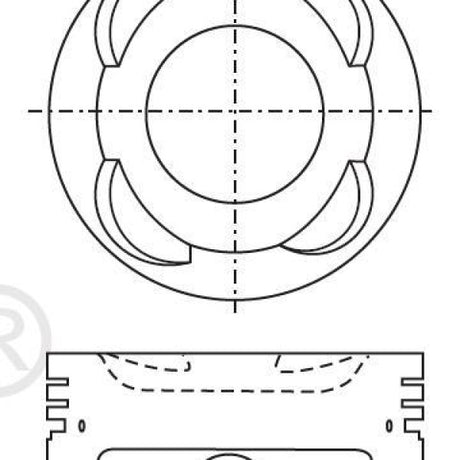Piston & Pin Set DAIHATSU EJ-DE 3P1008-STD - Nason
