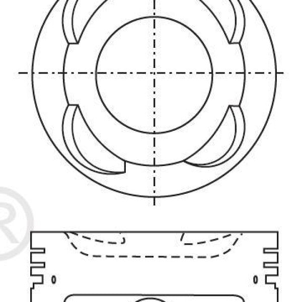 Piston & Pin Set DAIHATSU EJ-DE 3P1008-STD - NASON