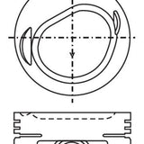 Piston & Pin Set DAIHATSU CB 8HV 6V 1984 ON 3P1202-0.50 - Nason