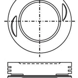 Piston & Pin Set DAIHATSU CB 8HV 6V 1977 - 1983 3P1203-1.00 - Nason