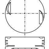 Piston & Pin Set SUZUKI F5A 3P1348-1.00 - Nason