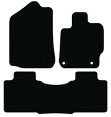 Black Rubber Custom Floor Mats Fits Toyota Camry Sedan Front & Rear Set - Sperling