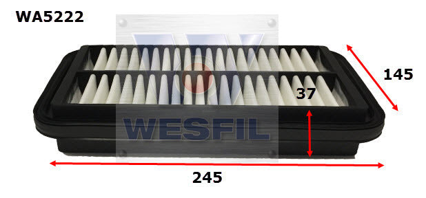 Air Filter A1797 Fits Suzuki WA5222 - Wesfil | Universal Auto Spares