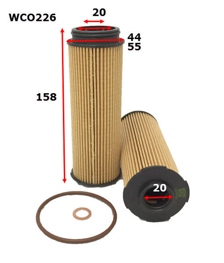 Oil Filter R2829P Fits BMW WCO226 - Wesfil | Universal Auto Spares