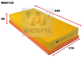 Air Filter Fits Citroen WA5132 - Wesfil