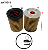 Oil Filter Fits Genesis WCO281 - Wesfil | Universal Auto Spares