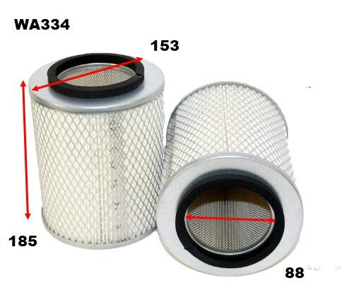 Air Filter A334 Fits Holden/Isuzu/Nissan WA334 - Wesfil