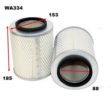 Air Filter A334 Fits Holden/Isuzu/Nissan WA334 - Wesfil | Universal Auto Spares