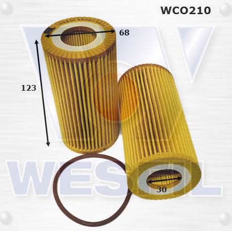 Oil Filter R2804P Fits Audi/VW WCO210 - Wesfil | Universal Auto Spares