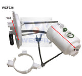 In Tank Fuel Filter Z898 Mazda WCF326 - Cooper