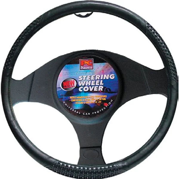 40cm PVC With Massage Dimples Steering Wheel Cover - PC Procovers –  Universal Auto Spares