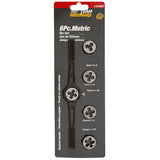 6 Piece Metric Die Set 6mm-12mm Diestock Handle - Team Mechanix