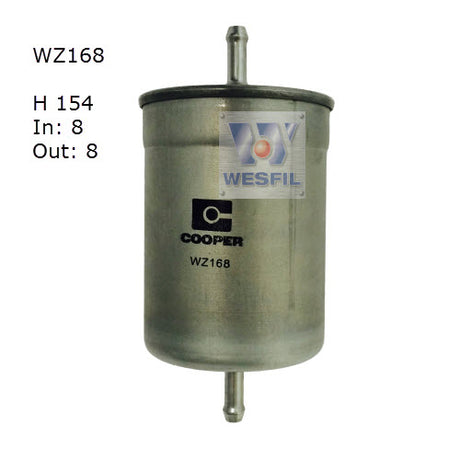 EFI Fuel Filter Z168 Ford/Holden/Nissan WZ168 - Cooper