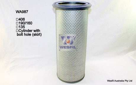 Air Filter HDA5322 Fits Hino/Isuzu WA987 - Wesfil | Universal Auto Spares