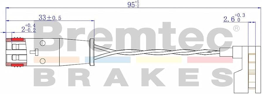 Euroline Brake Pad Wear Sensor BTS74 - Bremtec