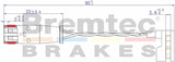 Euroline Brake Pad Wear Sensor BTS74 - Bremtec