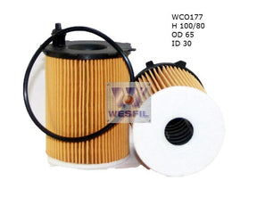 Oil Filter Fits Fiat WCO177 - Wesfil