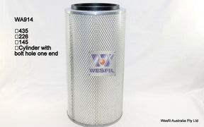 Air Filter HDA5817 Fits Mitsubishi WA914 - Wesfil