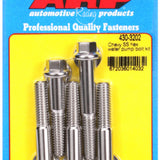 Water Pump Bolt Kit CHEV V8 WATER PUMP BOLTS 430-3202 - ARP