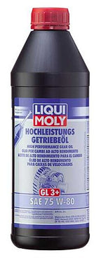 High Performance Gear Oil (GL3+) SAE 75W-80 1L - LIQUI MOLY
