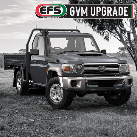 Toyota Landcruiser VDJ79 Series Single & Dual Cab 08/2012 to 08/2022 3950kg GVM Upgrade K-TLC-79-GVM-3950 - EFS