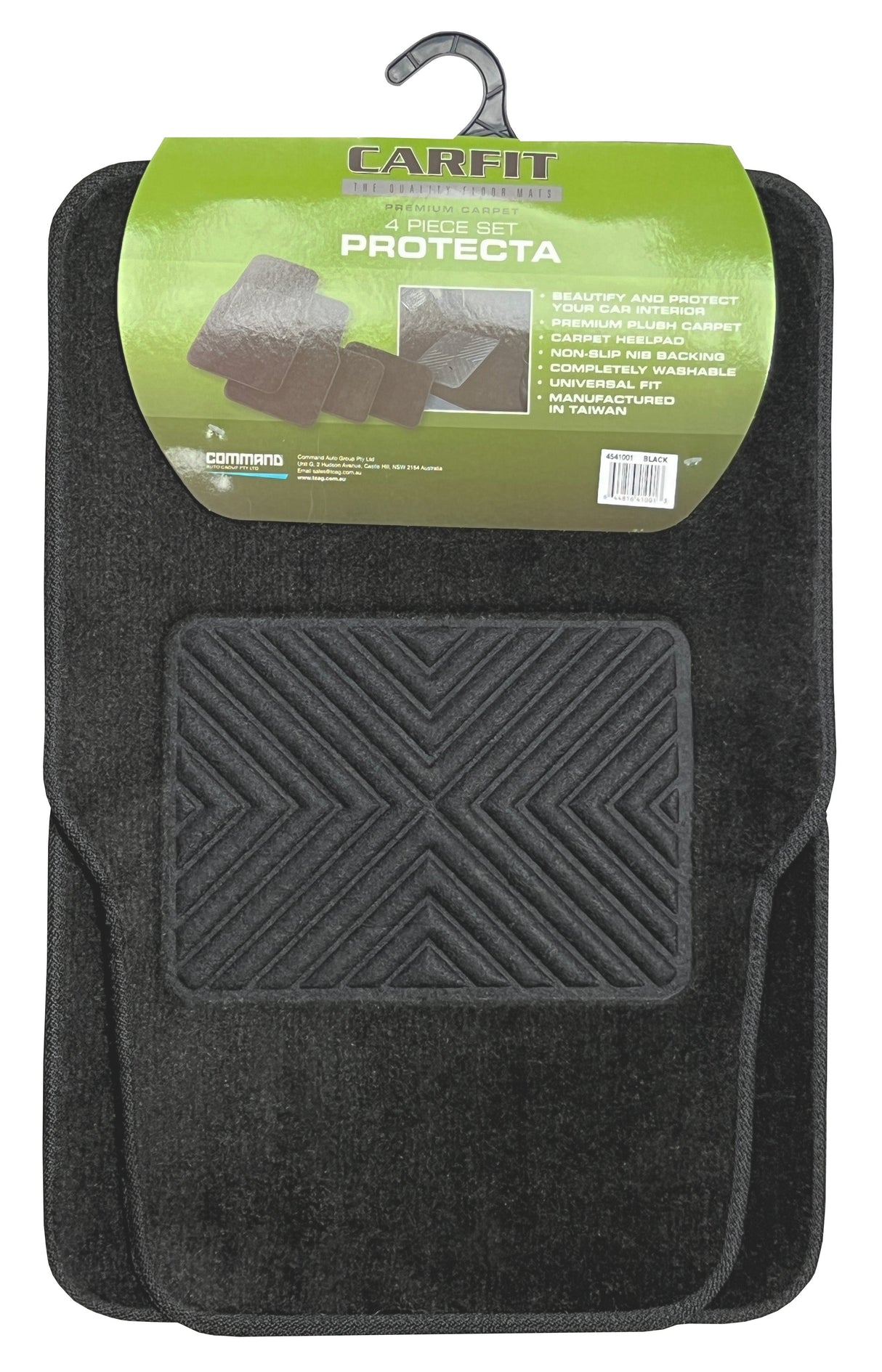 PROTECTA BLACK 4 PIECE SET CARPET - Carfit Mats
