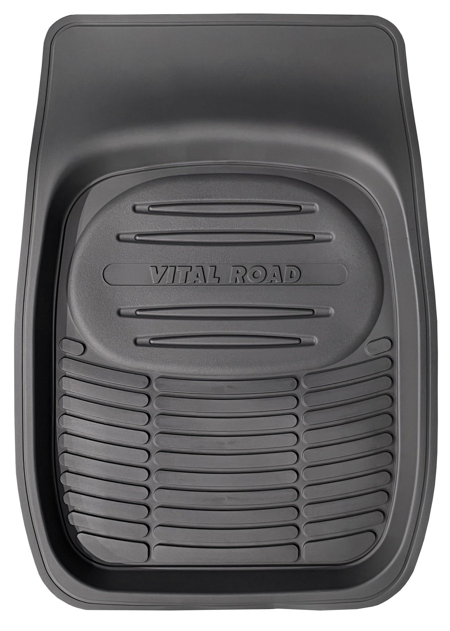 MUD/SNOW BLACK 1 PIECE FRONT RUBBER - Carfit Mats