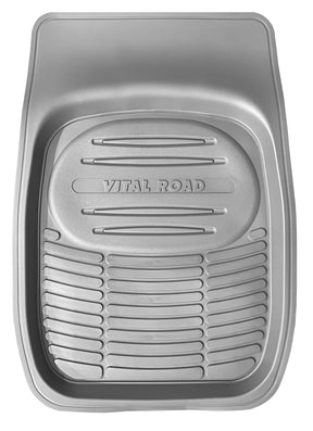 MUD/SNOW GREY 1 PIECE FRONT RUBBER - Carfit Mats