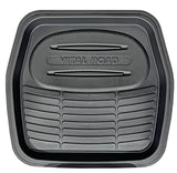 MUD/SNOW BLACK 1 PIECE REAR RUBBER - Carfit Mats