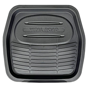 MUD/SNOW BLACK 1 PIECE REAR RUBBER - Carfit Mats
