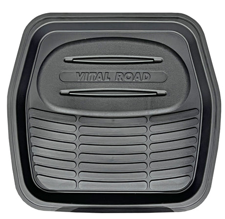 MUD/SNOW BLACK 1 PIECE REAR RUBBER - Carfit Mats