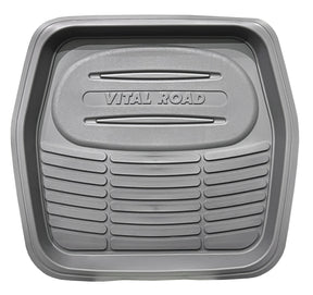 MUD/SNOW GREY 1 PIECE REAR RUBBER - Carfit Mats