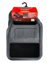 MONARCH BLACK 4PIECE RUBBER/CARPET - Carfit Mats