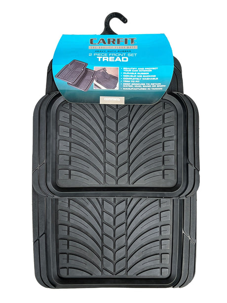 TREAD BL 2PIECE FRONT RUBBER - Carfit Mats