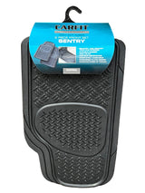 SENTRY BLACK 2 PIECE FRONT RUBBER - Carfit Mats