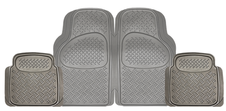 SENTRY 4 PIECE RUBBER GREY - Carfit Mats