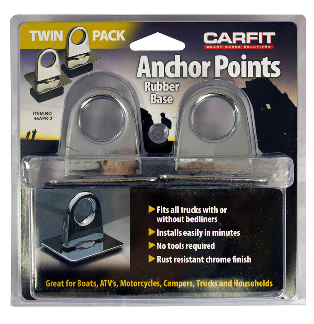 ANCHOR POINTS RUBBER BASE 2PK - Carfit Cargo