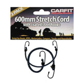 BUNGEE STRETCH CORD - 600MM - SET OF 2 - Carfit Cargo