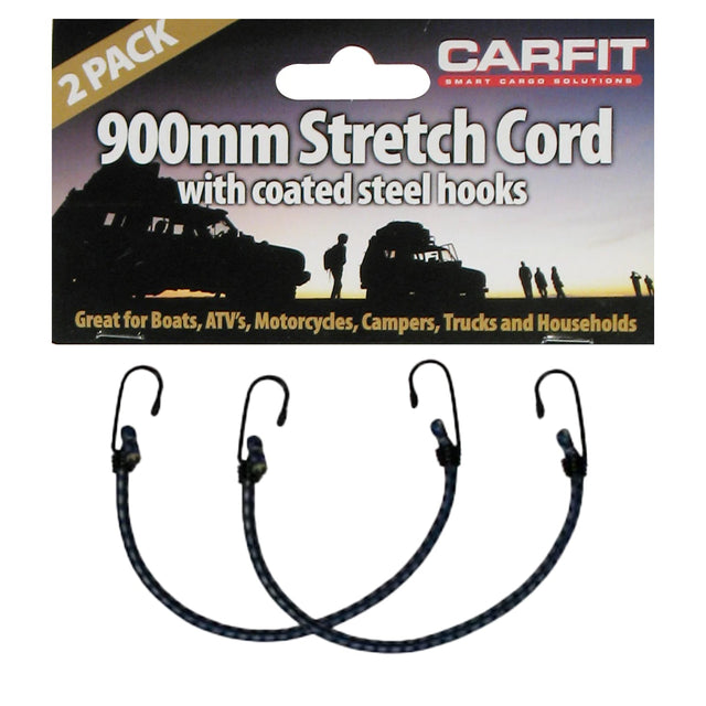 BUNGEE STRETCH CORD - 900MM - SET OF 2 - Carfit Cargo