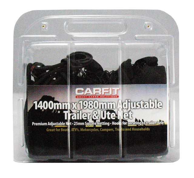 ADJUSTABLE TRAILER & UTE NET 1980MM X 1400MM - Carfit Cargo