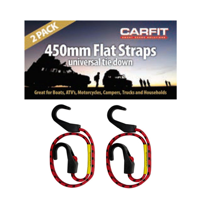 FLAT STRAPS - 450mm - 2 PK - Carfit Cargo