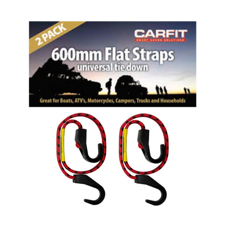 FLAT STRAPS - 600mm - 2 PK - Carfit Cargo