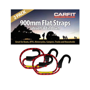 FLAT STRAPS - 900mm - 2 PK - Carfit Cargo