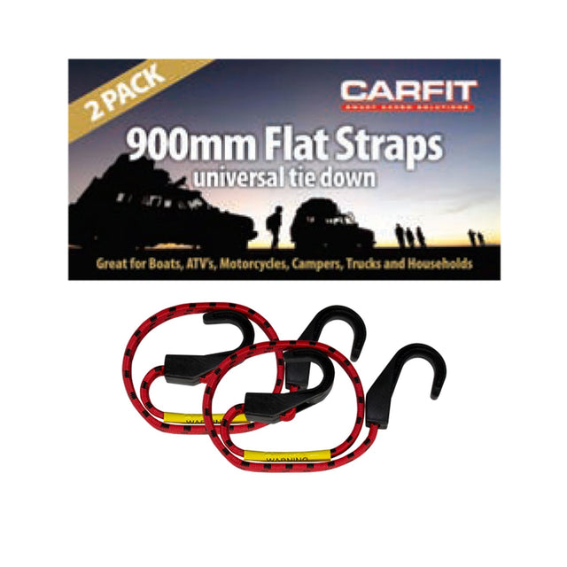FLAT STRAPS - 900mm - 2 PK - Carfit Cargo