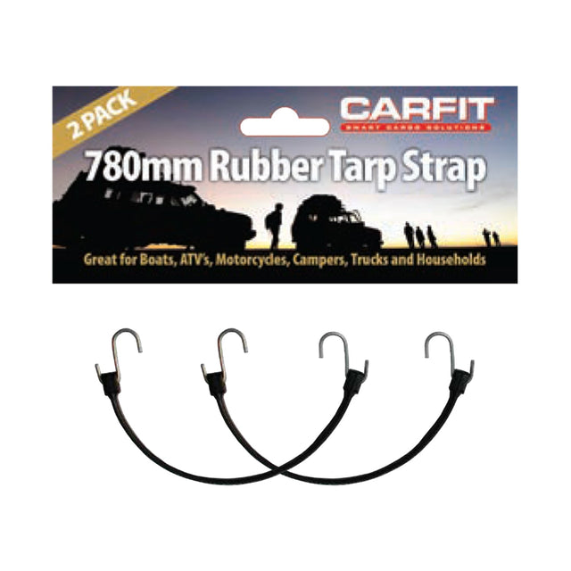 RUBBER TARP STRAP - 780MM - SET OF 2 - Carfit Cargo