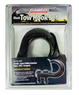 BLACK TOW HOOK SET - Carfit Cargo